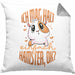 Trendation Lustige Kissen mit Füllung 40x40 für Hamster Besitzer als Geschenkidee Hamster Fan Ich Mag Halt Einfach Hamster (Grau) Grau Trendation