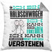 Halbschwager Geschenk Kaffee-Kissen mit Füllung 40x40 Geschenkidee für Halbschwager Ich Bin Halbschwager Ich Kann Es Dir Erklären Jedoch Nicht Für Dich Verstehen Spruch Lustig (Grau) Grau Trendation