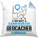 Geocacher Geschenk Kissen mit Füllung 40x40 So Gut Kann Nur Ein Geocacher Aussehen Geschenkidee (Grau) Blau Trendation