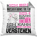 Musikveranstalter Geschenk Kissen mit Füllung 40x40 Lustige Geschenkdiee für einen Musikveranstalter Geburtstag Ich Bin Musikveranstalter Ich Kann Es Dir Erklären Aber Nicht Für Dich Verstehen (Grau) Grau Trendation