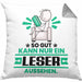 Leser Geschenk Kissen mit Füllung 40x40 So Gut Kann Nur Ein Leser Aussehen Geschenkidee (Grau) Grau Trendation