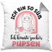 Geschenk für beste Freundin Kissen mit Füllung 40x40 Alpaka Llama Kissen mit Füllung 40x40 mit Spruch Ich Bin So Süß Ich Könnte Zucker Pupsen Geschenkidee für Frauen (Grau) Grau Trendation