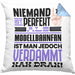 Modellbahnfan Geschenk Kissen mit Füllung 40x40 Lustige Geschenkidee für Modellbahnfan Geburtstag Niemand Ist Perfekt Aber Als Modellbahnfan Ist Man Nah Dran (Grau) Blau Trendation