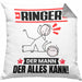Ringer Kissen mit Füllung 40x40 Geschenk für Ringer Der Mann Der Alles Kann Geschenkidee zum Geburtstag (Grau) Grau Trendation