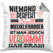 Musikliebhaber Geschenk Kissen mit Füllung 40x40 Lustige Geschenkidee für Musikliebhaber Geburtstag Niemand Ist Perfekt Aber Als Musikliebhaber Ist Man Nah Dran (Grau) Grau Trendation