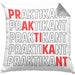 Praktikant Kissen mit Füllung 40x40 Geschenk Lustiger Spruch (Grau) Grau Trendation