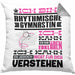 Rhythmische Gymnastin Geschenk Kaffee-Kissen mit Füllung 40x40 Geschenkidee für Rhythmische Gymnastin Ich Bin Rhythmische Gymnastin Ich Kann Es Dir Erklären Jedoch Nicht Für Dich Verstehen Spruch Lustig (Grau) Grau Trendation