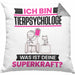 Tierpsychologe Kissen mit Füllung 40x40 Geschenk für Tierpsychologe Geburtstag Lustiger Spruch Was Ist Deine Superkraft (Grau) Grau Trendation