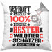 Wildtierschützer Geschenk Lustiger Spruch für Wildtierschützer Geschenkidee Bester Wildtierschützer Der WeltKissen mit Füllung 40x40 (Grau) Grau Trendation