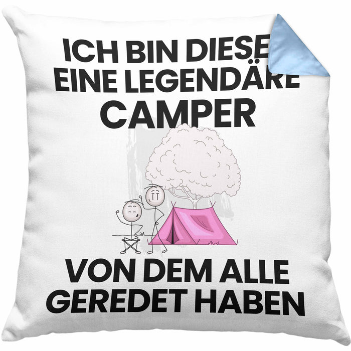 geburtstagswünsche camper Camper Geschenk Kissen mit Füllung 40x40 Lustige Geschenkidee Geburtstag für Camper Ich Bin Dieser Legendäre Camper Von Dem Alle Geredet Haben — TrendationStore