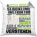 Slackline-Instruktor Geschenk Kaffee-Kissen mit Füllung 40x40 Geschenkidee für Slackline-Instruktor Ich Bin Slackline-Instruktor Ich Kann Es Dir Erklären Jedoch Nicht Für Dich Verstehen Spruch Lustig (Grau) Grau Trendation