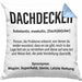 Dachdecker Geschenk Kissen mit Füllung 40x40 Lustig Mann Männer Zubehör Geschenkidee Dachdecker-Meister (Grau) Blau Trendation