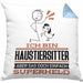 Haustiersitter Geschenk Kissen mit Füllung 40x40 Ich Bin Haustiersitter Aber Sag Doch Einfach Superheld Lustige Geschenkdiee für Haustiersitter (Grau) Blau Trendation