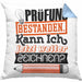 Bachelor Master Prüfung Bestanden Geschenk Kissen mit Füllung 40x40 Studium Prüfung Bestanden Kann Ich Jetzt Weiter Zeichnen Künstlerin (Grau) Blau Trendation