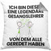 Gesangslehrer Geschenk Kissen mit Füllung 40x40 Lustige Geschenkidee Geburtstag für Gesangslehrer Ich Bin Dieser Legendäre Gesangslehrer Von Dem Alle Geredet Haben (Grau) Grau Trendation