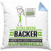 Bäcker Geschenk Kissen mit Füllung 40x40 Ich Bin Bäcker Aber Sag Doch Einfach Superheld Lustige Geschenkdiee für Bäcker (Grau) Blau Trendation