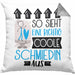 Schmiedin Geschenk Kissen mit Füllung 40x40 Geschenkidee für Schmiedin Geburtstag Weihnachten Spruch So Sieht Eine Richtig Coole Schmiedin Aus (Grau) Grau Trendation