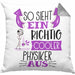 Physiker Kissen mit Füllung 40x40 Geschenk So Sieht Ein RIchtig Cooler Physiker Aus Geschenkidee Lustiger Spruch Geburtstag Physiklehrer Student (Grau) Grau Trendation