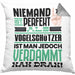 Vogelschützer Geschenk Kissen mit Füllung 40x40 Lustige Geschenkidee für Vogelschützer Geburtstag Niemand Ist Perfekt Aber Als Vogelschützer Ist Man Nah Dran (Grau) Grau Trendation