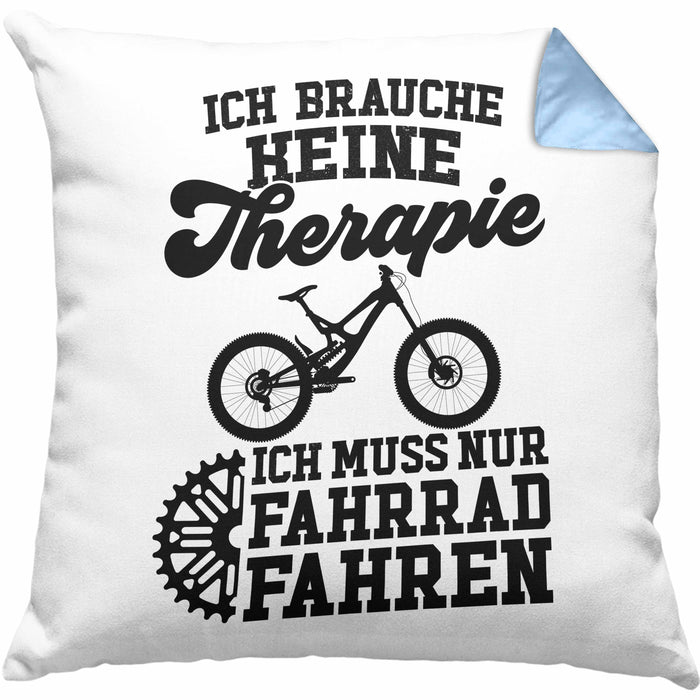 rennrad geschenkideen Fahrrad Radfahrer Geschenk Rennrad Bike Geschenkideen Kissen mit Füllung 40x40 Fahrradfahrer Therapie — TrendationStore