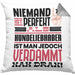 Hundeliebhaber Geschenk Kissen mit Füllung 40x40 Lustige Geschenkidee für Hundeliebhaber Geburtstag Niemand Ist Perfekt Aber Als Hundeliebhaber Ist Man Nah Dran (Grau) Grau Trendation