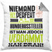 Hundeaussteller Geschenk Kissen mit Füllung 40x40 Lustige Geschenkidee für Hundeaussteller Geburtstag Niemand Ist Perfekt Aber Als Hundeaussteller Ist Man Nah Dran (Grau) Grau Trendation