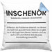 Ingenieur Kissen mit Füllung 40x40 Geschenk Ineschenör Geschenkidee Sprüche Ingenieurswesen Geschenkidee Definition (Grau) Blau Trendation