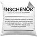 Ingenieur Kissen mit Füllung 40x40 Geschenk Ineschenör Geschenkidee Sprüche Ingenieurswesen Geschenkidee Definition (Grau) Grau Trendation