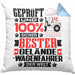 Geländewagenfahrer Geschenk Lustiger Spruch für Geländewagenfahrer Geschenkidee Bester Geländewagenfahrer Der WeltKissen mit Füllung 40x40 (Grau) Blau Trendation
