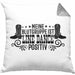 Kissen mit Füllung 40x40 Line Dance Motiv Geschenk für Line Dance Fans Tänzerin Geschenkidee Spruch (Grau) Grau Trendation