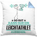 Leichtathlet Geschenk Kissen mit Füllung 40x40 So Gut Kann Nur Ein Leichtathlet Aussehen Geschenkidee (Grau) Blau Trendation