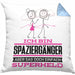 Spaziergänger Geschenk Kissen mit Füllung 40x40 Ich Bin Spaziergänger Aber Sag Doch Einfach Superheld Lustige Geschenkdiee für Spaziergänger (Grau) Blau Trendation