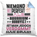 Aquarium-Hobbyist Geschenk Kissen mit Füllung 40x40 Lustige Geschenkidee für Aquarium-Hobbyist Geburtstag Niemand Ist Perfekt Aber Als Aquarium-Hobbyist Ist Man Nah Dran (Grau) Blau Trendation