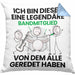 Bandmitglied Geschenk Kissen mit Füllung 40x40 Lustige Geschenkidee Geburtstag für Bandmitglied Ich Bin Dieser Legendäre Bandmitglied Von Dem Alle Geredet Haben (Grau) Blau Trendation