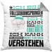 Fallschirmspringer Geschenk Kaffee-Kissen mit Füllung 40x40 Geschenkidee für Fallschirmspringer Ich Bin Fallschirmspringer Ich Kann Es Dir Erklären Jedoch Nicht Für Dich Verstehen Spruch Lustig (Grau) Grau Trendation