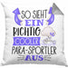 So Sieht Ein Richtig Cooler Para-Sportler Aus Geschenk Kissen mit Füllung 40x40 Lustiger Spruch Geschenkidee (Grau) Grau Trendation