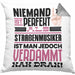 Straßenmusiker Geschenk Kissen mit Füllung 40x40 Lustige Geschenkidee für Straßenmusiker Geburtstag Niemand Ist Perfekt Aber Als Straßenmusiker Ist Man Nah Dran (Grau) Grau Trendation