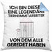 Tierheimmitarbeiter Geschenk Kissen mit Füllung 40x40 Lustige Geschenkidee Geburtstag für Tierheimmitarbeiter Ich Bin Dieser Legendäre Tierheimmitarbeiter Von Dem Alle Geredet Haben (Grau) Blau Trendation