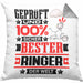 Ringer Geschenk Lustiger Spruch für Ringer Geschenkidee Bester Ringer Der WeltKissen mit Füllung 40x40 (Grau) Grau Trendation