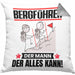 Bergführer Kissen mit Füllung 40x40 Geschenk für Bergführer Der Mann Der Alles Kann Geschenkidee zum Geburtstag (Grau) Grau Trendation