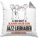 Jazz-Liebhaber Geschenk Kissen mit Füllung 40x40 So Gut Kann Nur Ein Jazz-Liebhaber Aussehen Geschenkidee (Grau) Grau Trendation