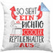Reptilienhalter Kissen mit Füllung 40x40 So Sieht Ein Richtig Cooler Reptilienhalter Aus Geschenk Lustiger Spruch Geschenkidee (Grau) Blau Trendation