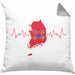 Seoul Kissen mit Füllung 40x40 Geschenk Südkorea South Korea Kpop Geschenkidee (Grau) Grau Trendation