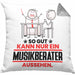 Musikberater Geschenk Kissen mit Füllung 40x40 So Gut Kann Nur Ein Musikberater Aussehen Geschenkidee (Grau) Grau Trendation