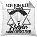 Gleitschirm-Flieger Kissen mit Füllung 40x40 Geschenk Gleitschirmflieger Geschenkidee Fallschirm Paraglider Ich Bin Kein Engel Aber Fliegen Kann Ich Trotzdem (Grau) Grau Trendation