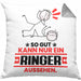 Ringer Geschenk Kissen mit Füllung 40x40 So Gut Kann Nur Ein Ringer Aussehen Geschenkidee (Grau) Grau Trendation