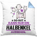 Halbenkel Geschenk Kissen mit Füllung 40x40 So Gut Kann Nur Ein Halbenkel Aussehen Geschenkidee (Grau) Blau Trendation