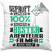 Abenteuerfilmer Geschenk Lustiger Spruch für Abenteuerfilmer Geschenkidee Bester Abenteuerfilmer Der WeltKissen mit Füllung 40x40 (Grau) Grau Trendation