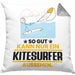 Kitesurfer Geschenk Kissen mit Füllung 40x40 So Gut Kann Nur Ein Kitesurfer Aussehen Geschenkidee (Grau) Grau Trendation