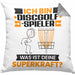 Discgolf-Spieler Kissen mit Füllung 40x40 Geschenk für Discgolf-Spieler Geburtstag Lustiger Spruch Was Ist Deine Superkraft (Grau) Grau Trendation